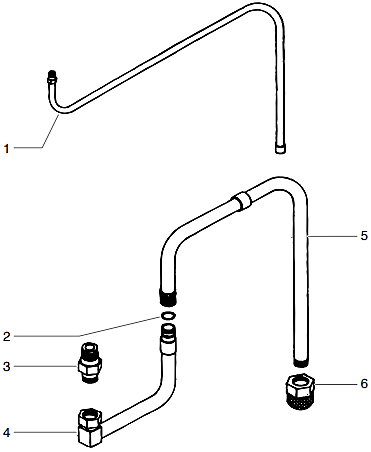 1200GXC Siphon Assembly Parts (optional)